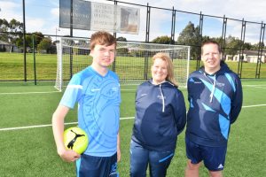 Football tournament on land and sea