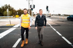 Additional lanes opened on Mickleham Road