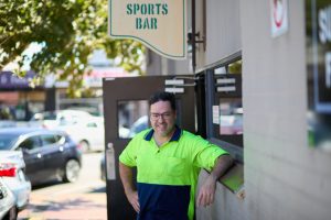 Pub stops for a minute of silence