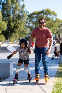 Rolling in style at Whittlesea Public Gardens