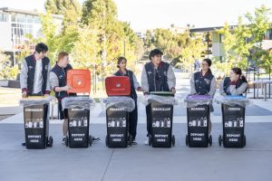 College recycling initiative