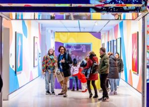 Artists lighten up the night