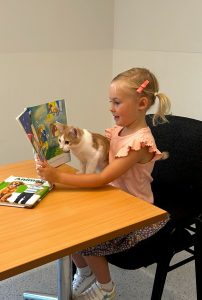 Purring through pages