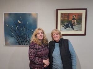 Mother-daughter art duo Joins record-breaking art show