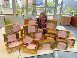 Golden glow for Gardenia Road