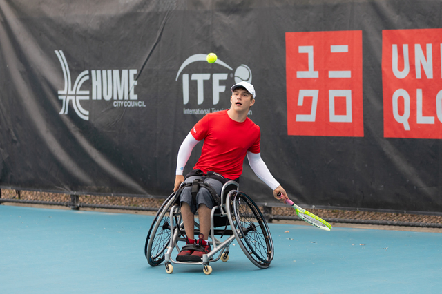 Hume hosts wheelchair tennis action