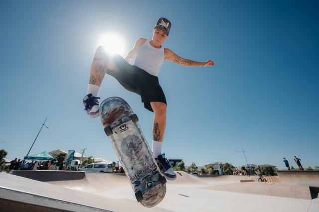 Skate park takes air