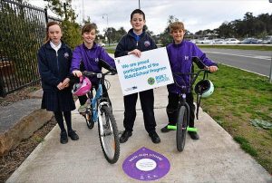 Doreen students urged to switch cars for biks on way to school