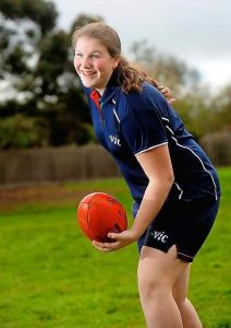 Young gun Barton living out her football dream
