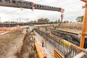 Mernda rail line works pick up speed