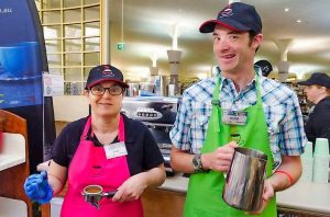 Chancez libray cafe provides training for Araluen clients