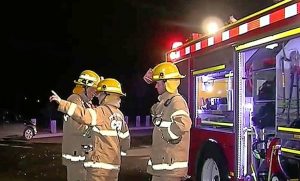 Three rescued from fire