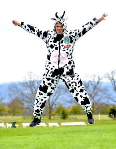 Meet Darren Woods – the man in a cow onesie raising funds for sick kids