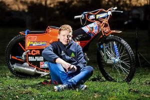 Injury setback for budding speedway star