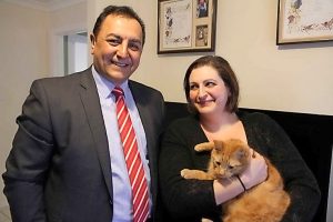 Microchip helps return cat after three years