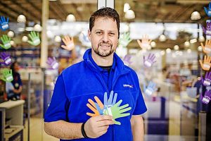 Giving a hand for literacy programs