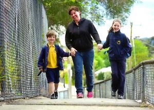 School shoes were meant for walking