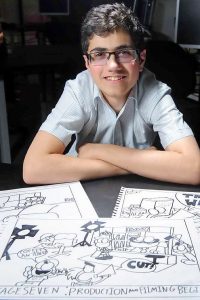 Massimo’s cartoons on show