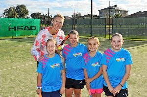 Future hot shots hit the court